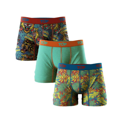 TOP-BOXER DE HOMBRE PACK 3 TROPICAL SPLASH (208P3NAV23) 208P3NAV23C8 VARIOS COLORES1