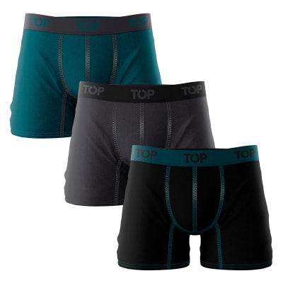 TOP V25-BOXER MEDIO HOMBRE PACK 3 208PKP3 C16 VARIOS1