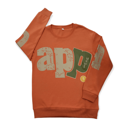 POLERON UNISEX 22708 NARANJO1