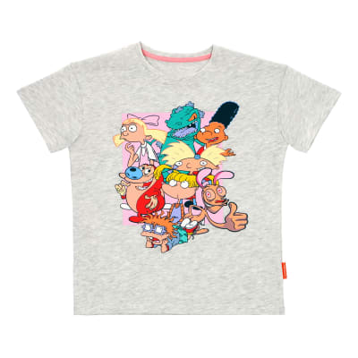 POLERA MANGA CORTA SPORT ZONE NICK 90 NKTISS23051 GRIS MELANGE