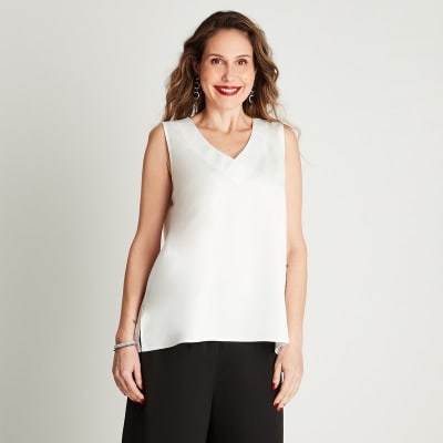 LORENZO DI PONTTI V25-BLUSA MUJER 425039 BLANCO1