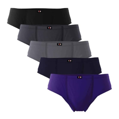 TOP-SLIP PACK 5 ALGODÓN  512 P/5 C1 VARIOS COLORES1