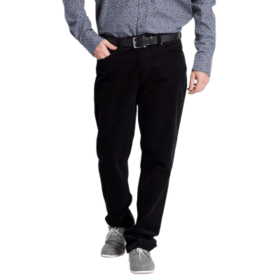 Pantalón Cotelé 5 Bolsillos Regular Fi Kti320538n Negro2