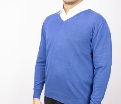 KOTTING- SWEATER CLASICO CUELLO V ALGODÓN KTLI062260 P. VELA 0741