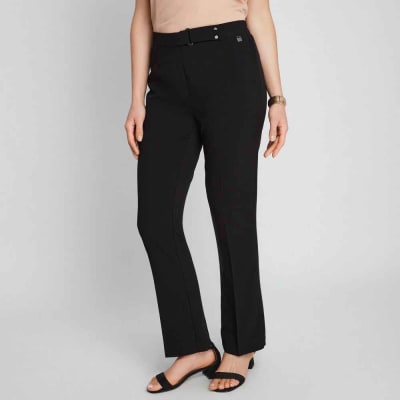LORENZO DI PONTTI -PANTALON FORMAL MUJER 70000101 NEGRO2