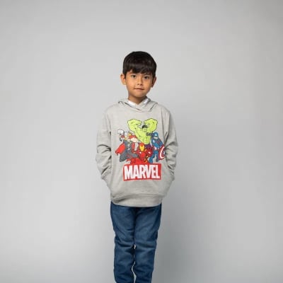 Tbc-Polerón Niño Avenger Fighting Marvel 901077 Gris1