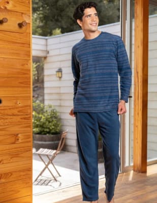 BAZIANI-PIJAMA HOMBRE 9174 AZUL1