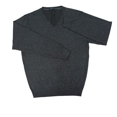 SWEATER LISO ALGODÓN M/L SANCHA-H62 CARBON1