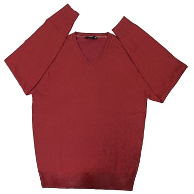 SWEATER LISO ALGODÓN M/L SANCHA-H62 RED1