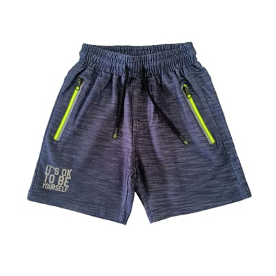 BERMUDA NIÑO DEPORTIVO V23HBR-67 AZUL MELANGE1