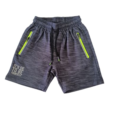 BERMUDA NIÑO DEPORTIVO V23HBR-67 GRIS MELANGE1
