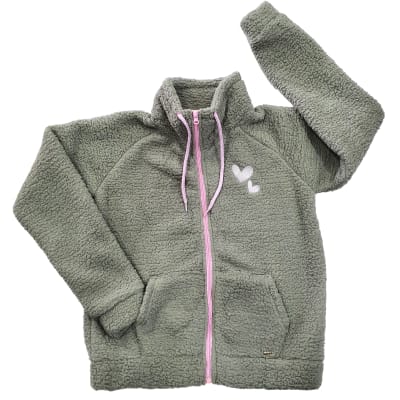 POLERON CHIPORRO NIÑA CUELLO VERDE TALLA 2 A 8