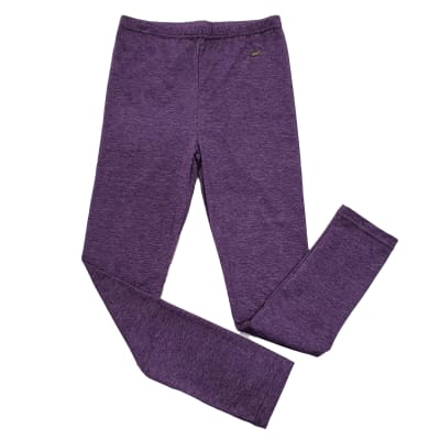 CALZA NIÑA BASICA MORADO TALLA 10 A LA 16