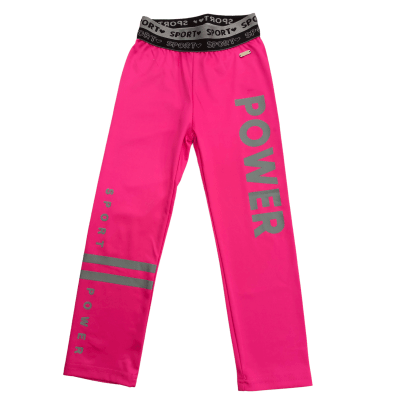 CALZA NIÑA DEPORTIVA POWER V23MPP-27 FUCSIA1