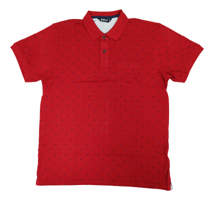 POLERA PIQUE M/C BORDADO SANPOL-H23 RED1