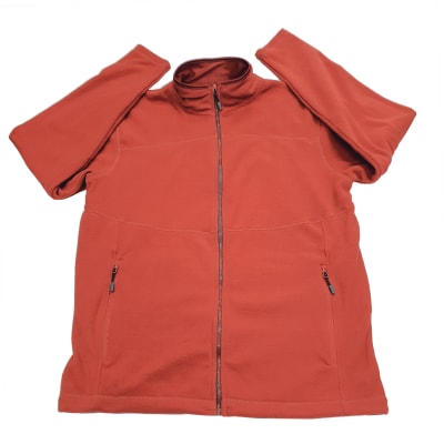 POLAR DELGADO CON CIERRE NARANJO1