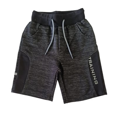 Bermuda FT Niño Deportivo V22HBR59G Exception Negro1