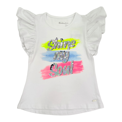 POLERA M/C NIÑA SOUL V22M20592 EXCEPTION BLANCA1