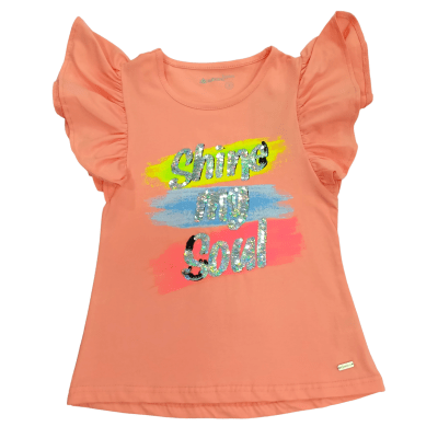POLERA M/C NIÑA SOUL V22M20592 EXCEPTION ROSADA1
