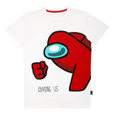 POLERA MANGA CORTA  SPORT ZONE AMONG US  AMTISS23002 BLANCO1