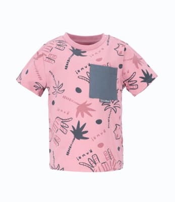 LIMONADA & BLACK AND BLUE V25-POLERA M/C BEBE NIÑO B120212504022 ROSADO1