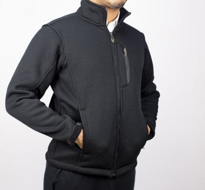 SAN GIOVANNI-CASACA TEJIDA OUTDOOR SANCAS-H105 NEGRO1