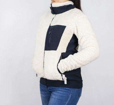 SAN GIOVANNI-CHAQUETA PLUSH MUJER SANPUL-M74 BEIGE1