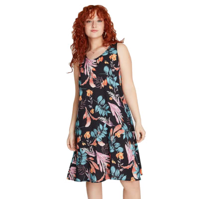 VESTIDO MUJER 901170 NEGRO LORENZO DI PONTTI1