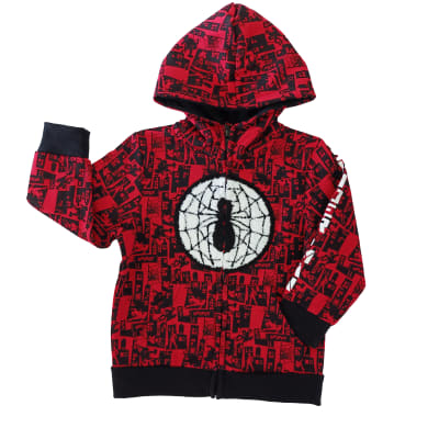 Tbc-Polerón Niño Spiderman Dibujos 900562reg Rojo1