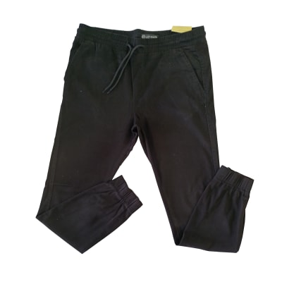 Pantalón Hombre Jogger Sj-009 Negro1