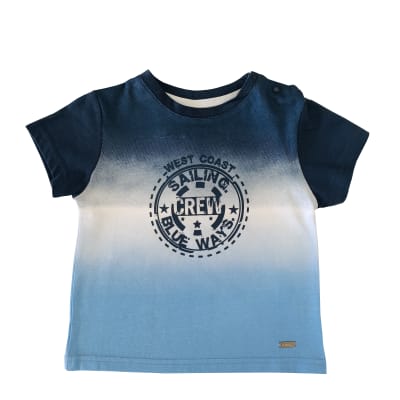 POLERA BEBO M/C DEGRADE V23B23127 AZUL1