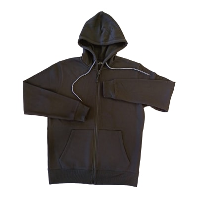 Polerón Full Zipper Canguro Cierre Completo Kti338700n Negro1