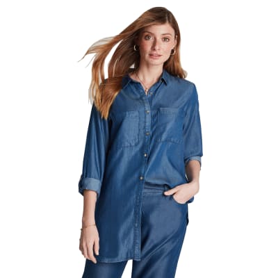 BLUSA MUJER LORENZO DI PONTTI 201067 AZUL1