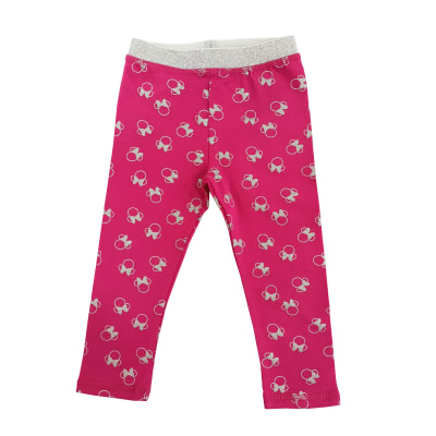 Calza Niña Toddlera Siluetas Minnie 701802you Fucsia1