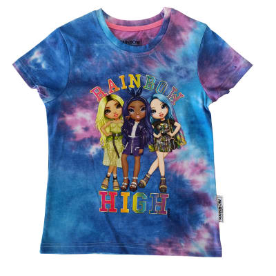 POLERA MANGA CORTA SPORT ZONE RAINBOW HIGH RHIISS23003 TIE DYE 1