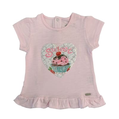 POLERA BEBA M/C CAKE V23B20135 ROSADO1