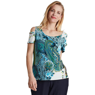 POLERA MUJER LORENZO DI PONTITI 101074 AZUL1