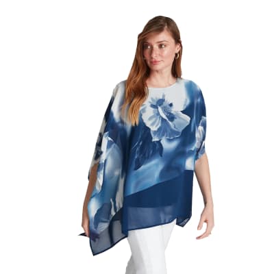 TUNICA MUJER 221003 AZUL - LORENZO DI PONTTI1