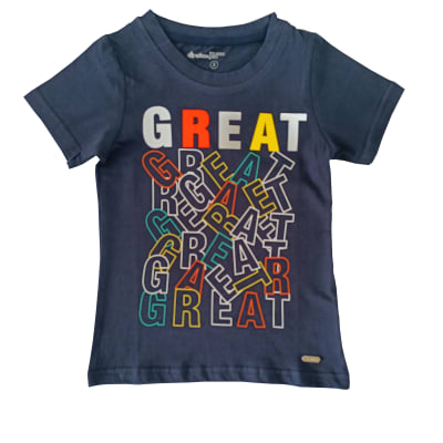 Polera M/C Niño Great V22H20363G Exception Azul1