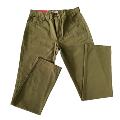 Pantalón Canvas Ktli207250 Oliva Oscuro1