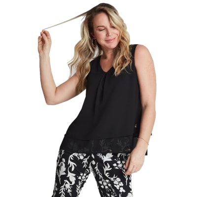 BLUSA MUJER 201062 NEGRO - LORENZO DI PONTTI1