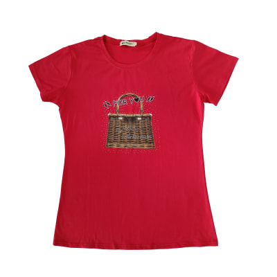 POLERA MUJER KB-3386  JUVENIL ROJO1