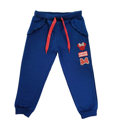 Tbc- Pantalón de Buzo Niña Da Lazo Iconos Minnie 701793reg Azul1