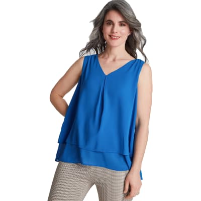 BLUSA MUJER 201062 AZULINO - LORENZO DI PONTTI2