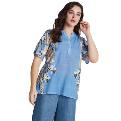 BLUSA MUJER LORENZO DI PONTTI 201169 INDIGO1