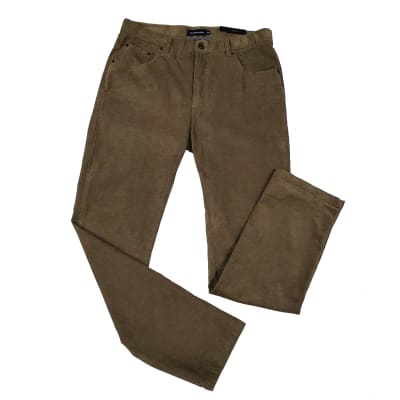 Pantalón JEANS COTELE DELGADO Hombre ELASTICADO BEIGE1