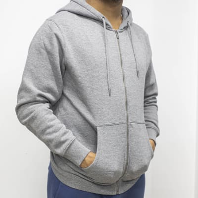 SAN GIOVANNI-POLERON FRANELA LISO SANRON-H25 GREY MELANGE2