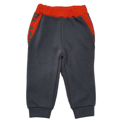 PANTALON BUZO NIÑO BLACK I22HPK33G NARANJO TALLA 10 A 162