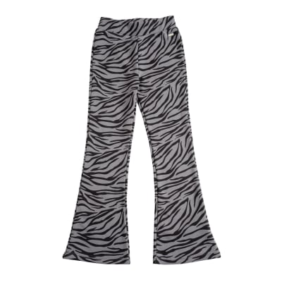 EXCEPTION I24-CALZA INT.PELUDO FLARE ANIMAL PRINT NIÑA I24MPK-70G GRIS2