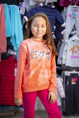 POLERON NIÑA NATURE V23MPOL-15 CORAL1